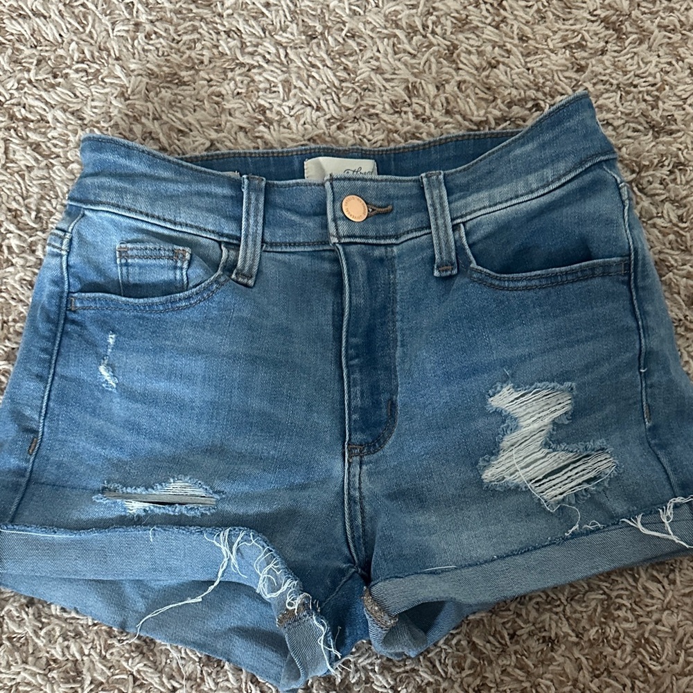 Universal Thread Distressed Blue Jean Shorts